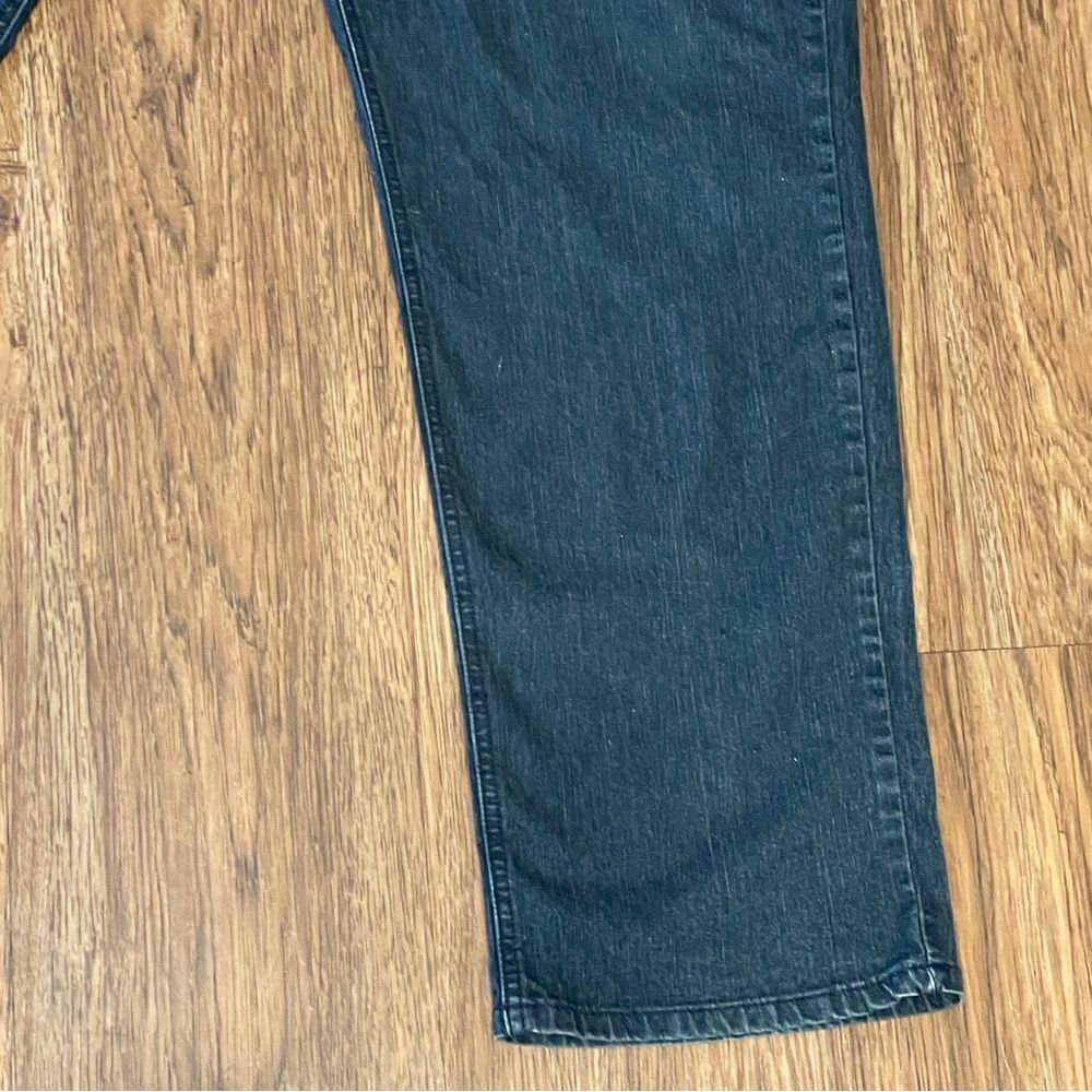 Vintage Y2K COS Cosmopolitan Jeans Stretchy Jeans Blue With Gold Embroidery 20W - Picture 13 of 13
